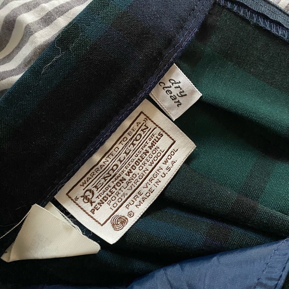 Vintage Pendleton High-Waist Midi Skirt - Picture 6 of 6